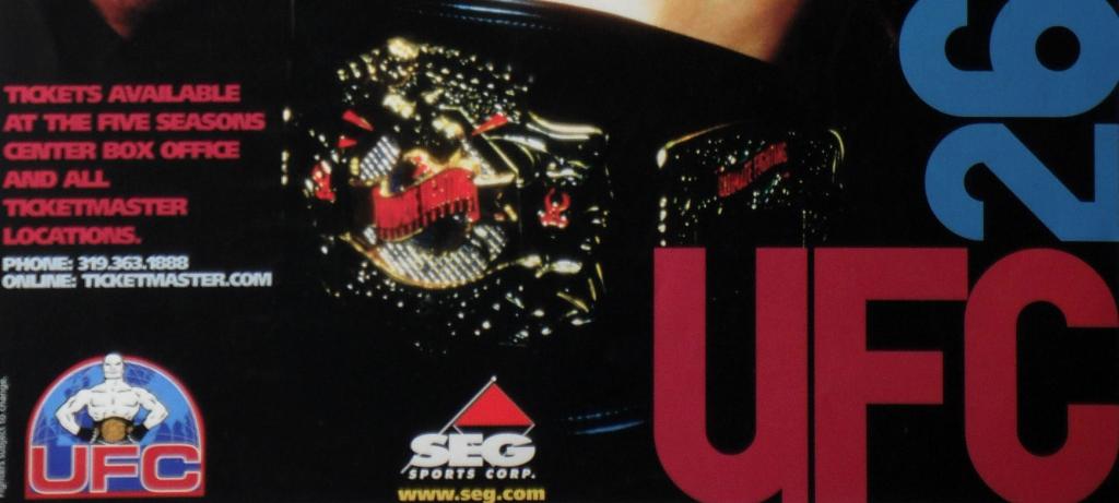 UFC 26 - Les posters et les affiches