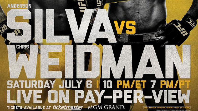 UFC 162 - Les posters et les affiches à Vegas