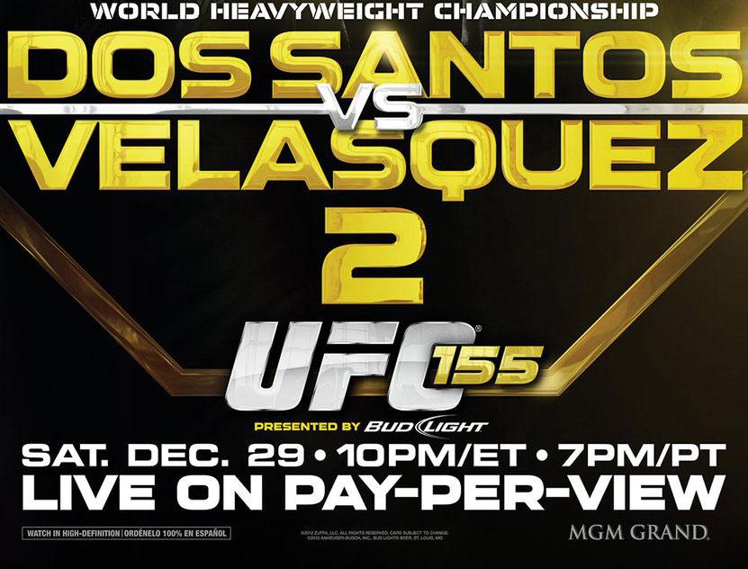 UFC 155 - Les posters et les affiches à Vegas