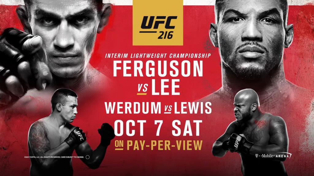 En route vers l'UFC 216 : Ferguson vs Lee en VOSTFR