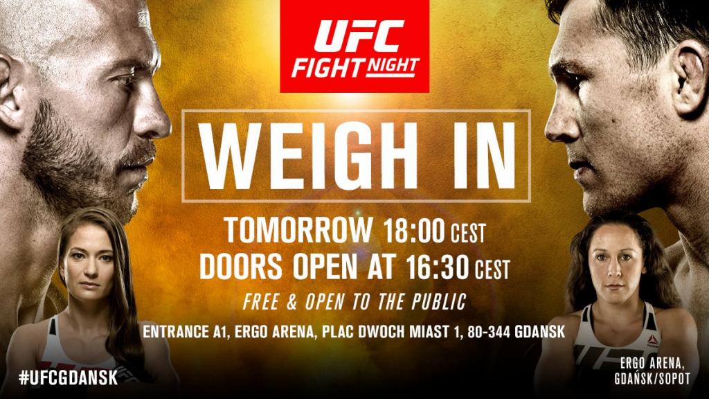 UFC Fight Night 118 - La pesée