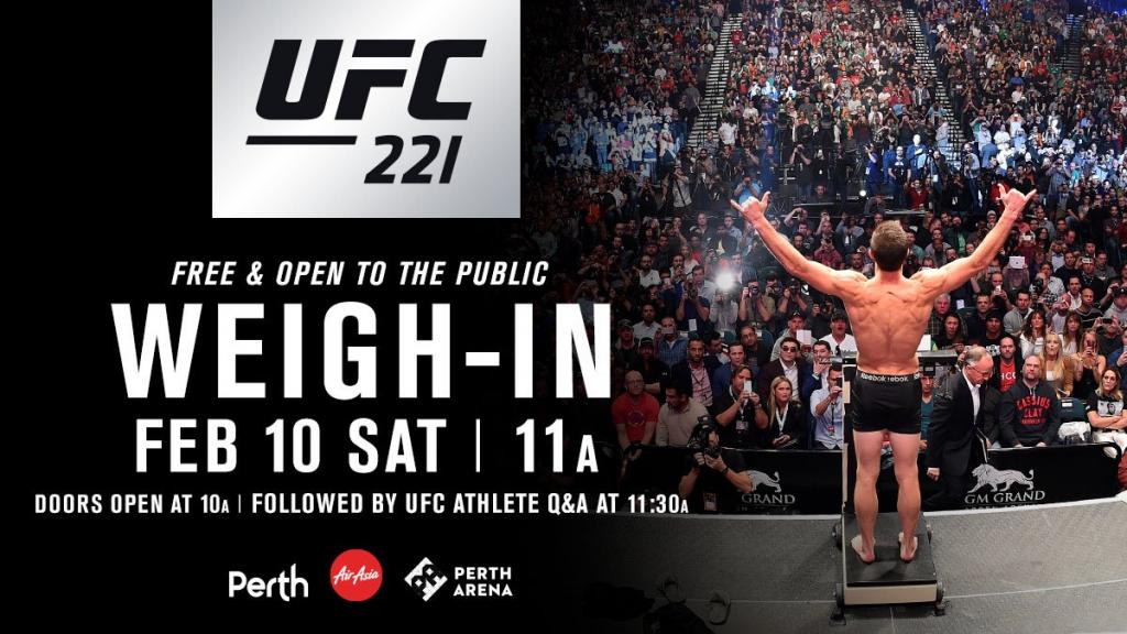 UFC 221 - La pesée