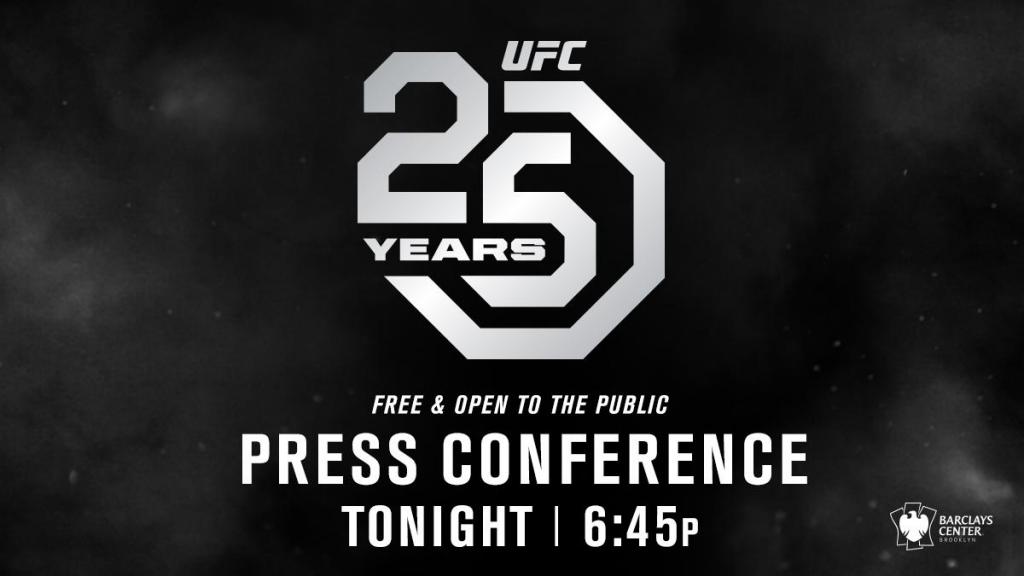 UFC 25ème anniversaire - Conférence de presse