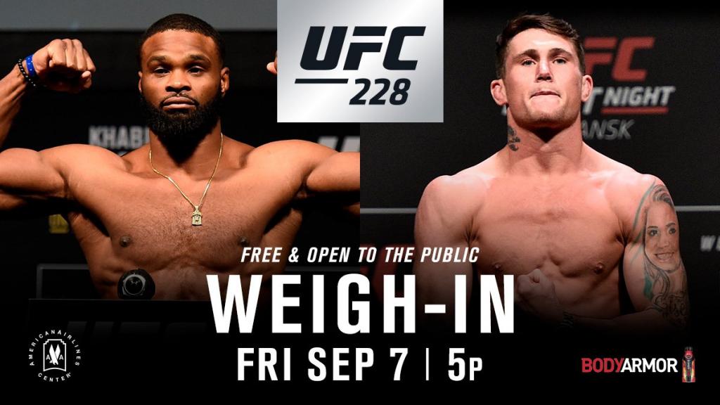 UFC 228 - La pesée