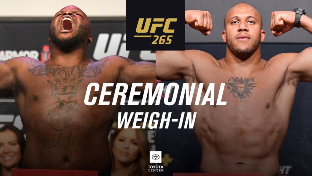 UFC 265 - La pesée cérémoniale