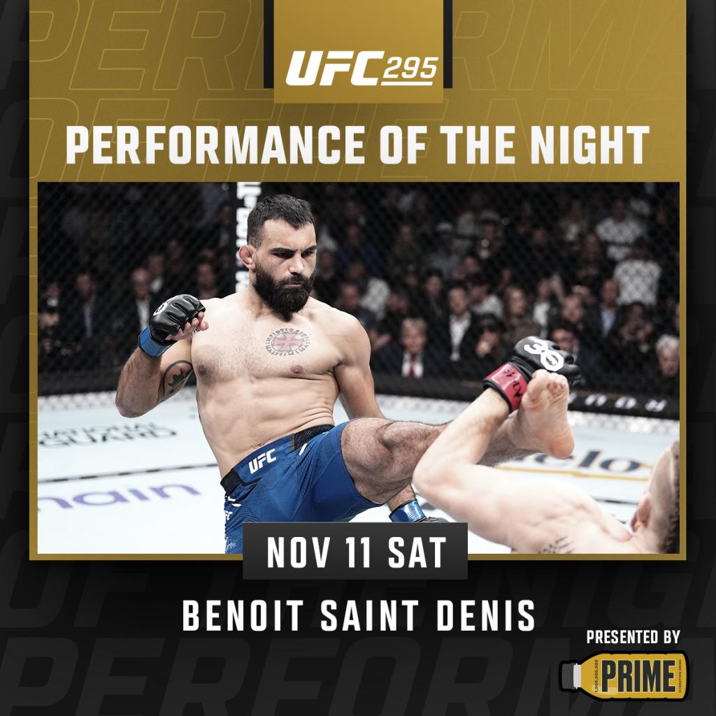 UFC 295 - Bonus de combat | New York City