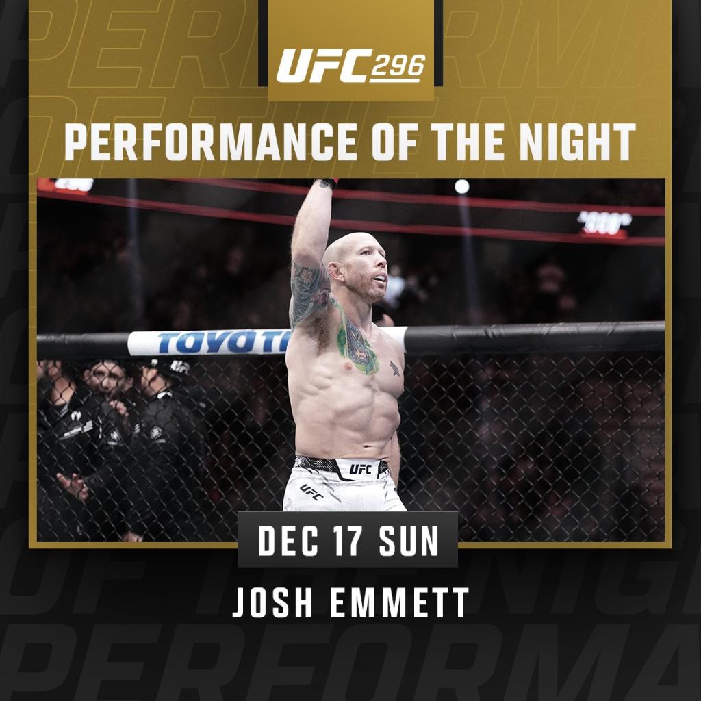 UFC 296 - Bonus de combat | Las Vegas