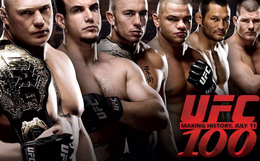 UFC 100 - Les posters et les affiches