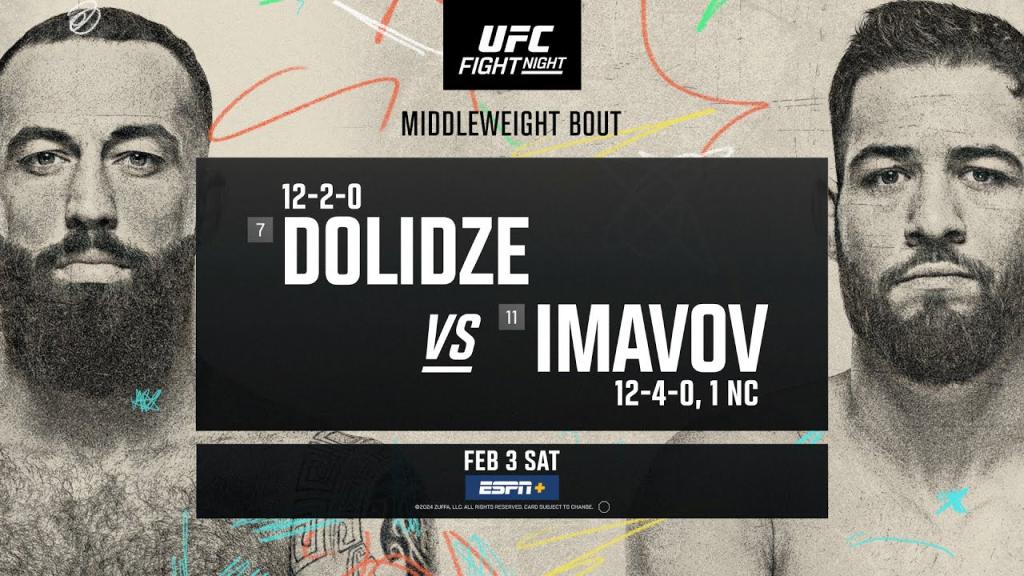 UFC on ESPN+ 93 - Dolidze vs Imavov : Fight Promo | Las Vegas