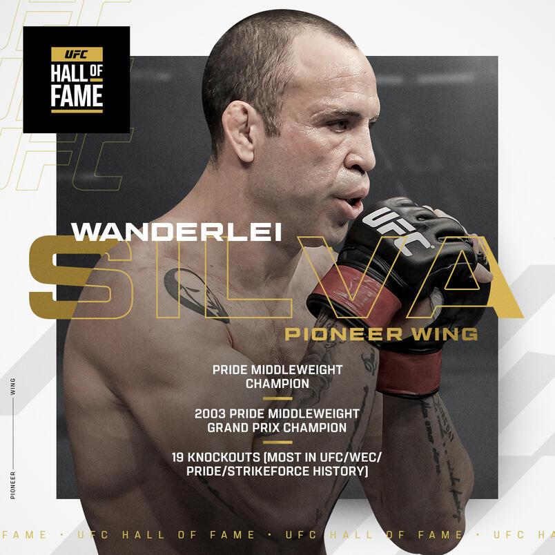 Wanderlei Silva remercie Dana White pour sa nomination au Panthéon de l'UFC en 2024