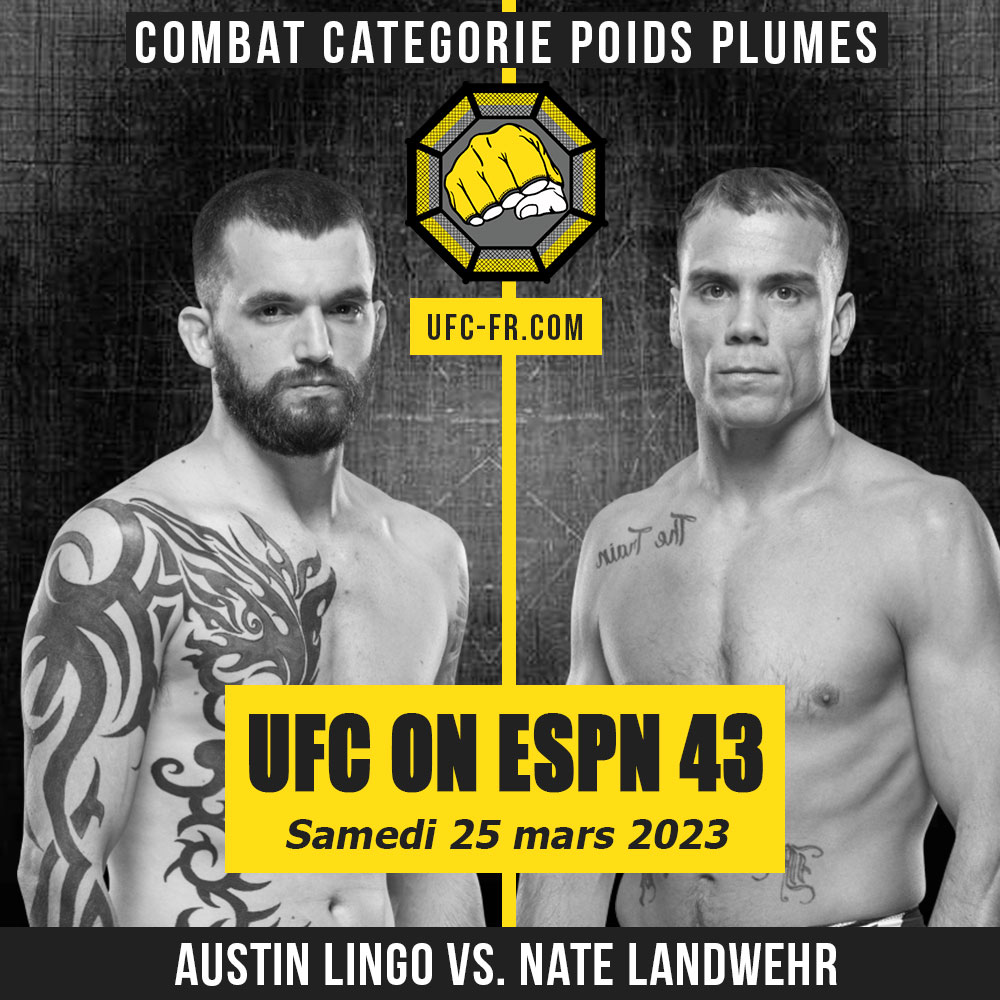UFC ON ESPN 43 - Austin Lingo vs Nate Landwehr