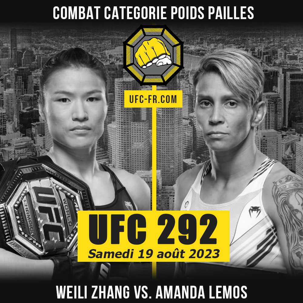 UFC 292 - Weili Zhang vs Amanda Lemos