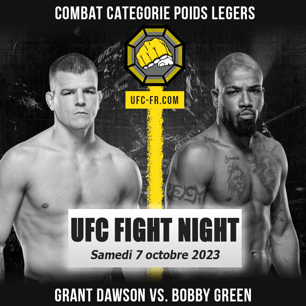 UFC FIGHT NIGHT - Grant Dawson vs Bobby Green