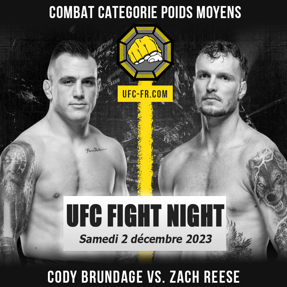 UFC on ESPN 52 - Cody Brundage vs Zachary Reese
