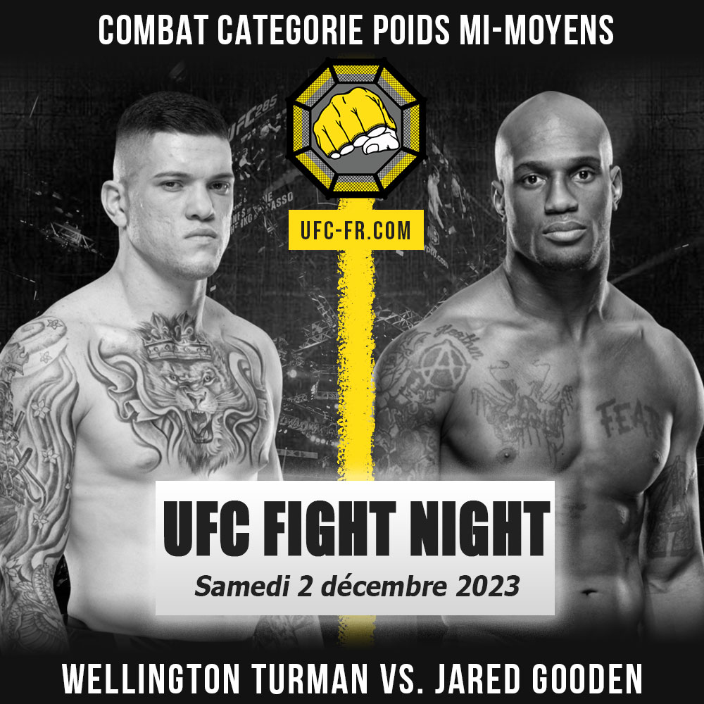 UFC on ESPN 52 - Wellington Turman vs Jared Gooden