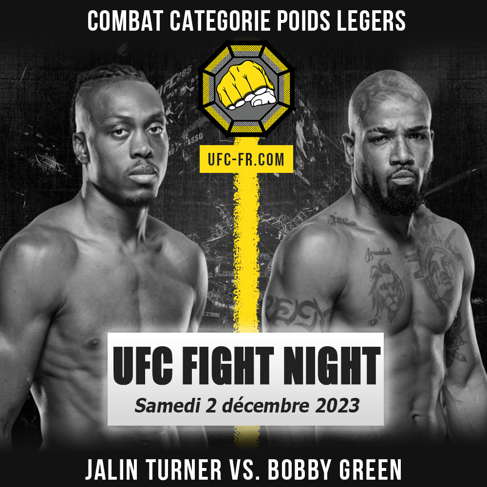 UFC ON ESPN 52 - Jalin Turner vs Bobby Green