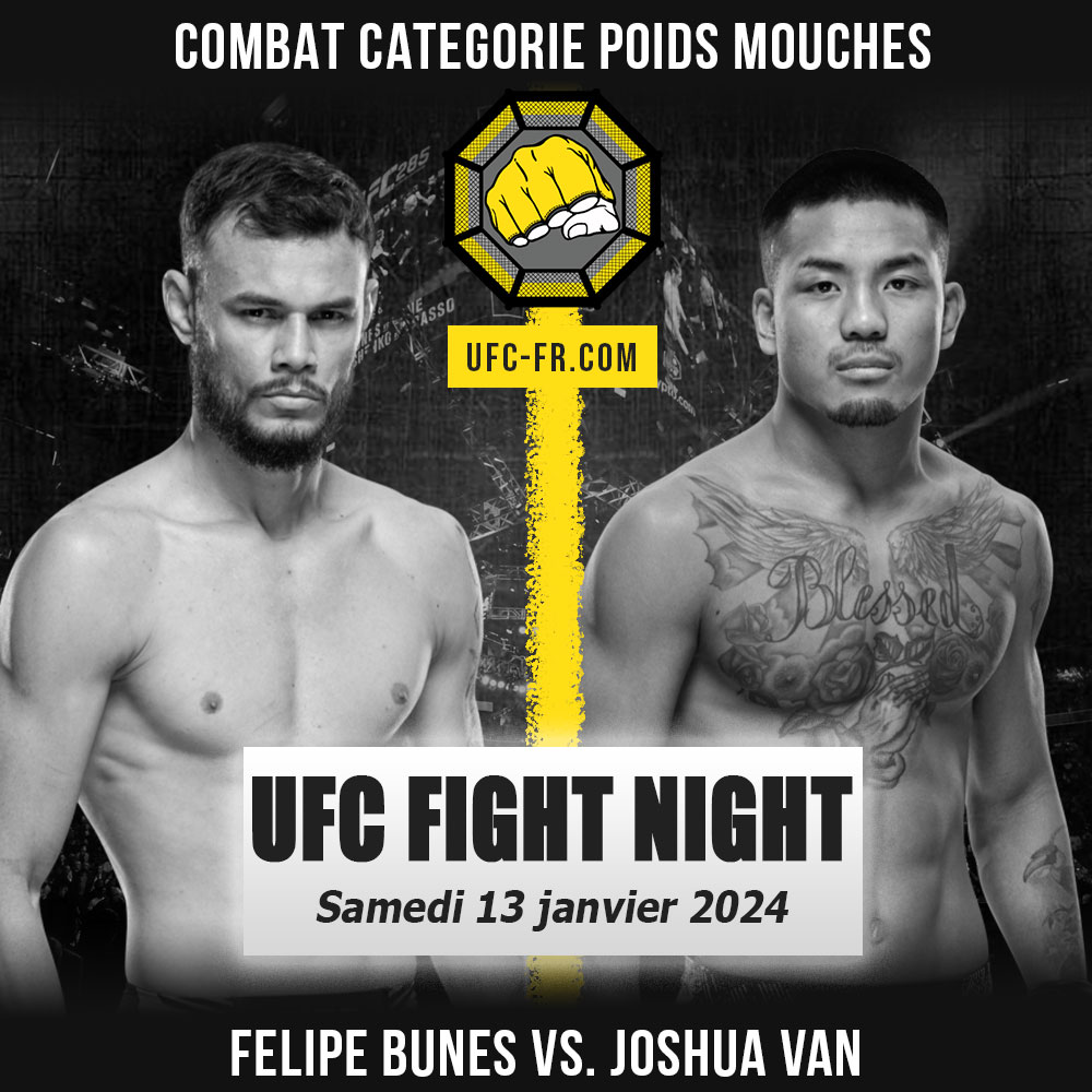 UFC ON ESPN+ 92 - Felipe Bunes vs Joshua Van