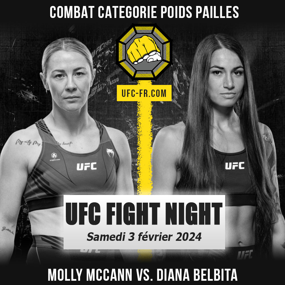 UFC ON ESPN+ 93 - Molly McCann vs Diana Belbita