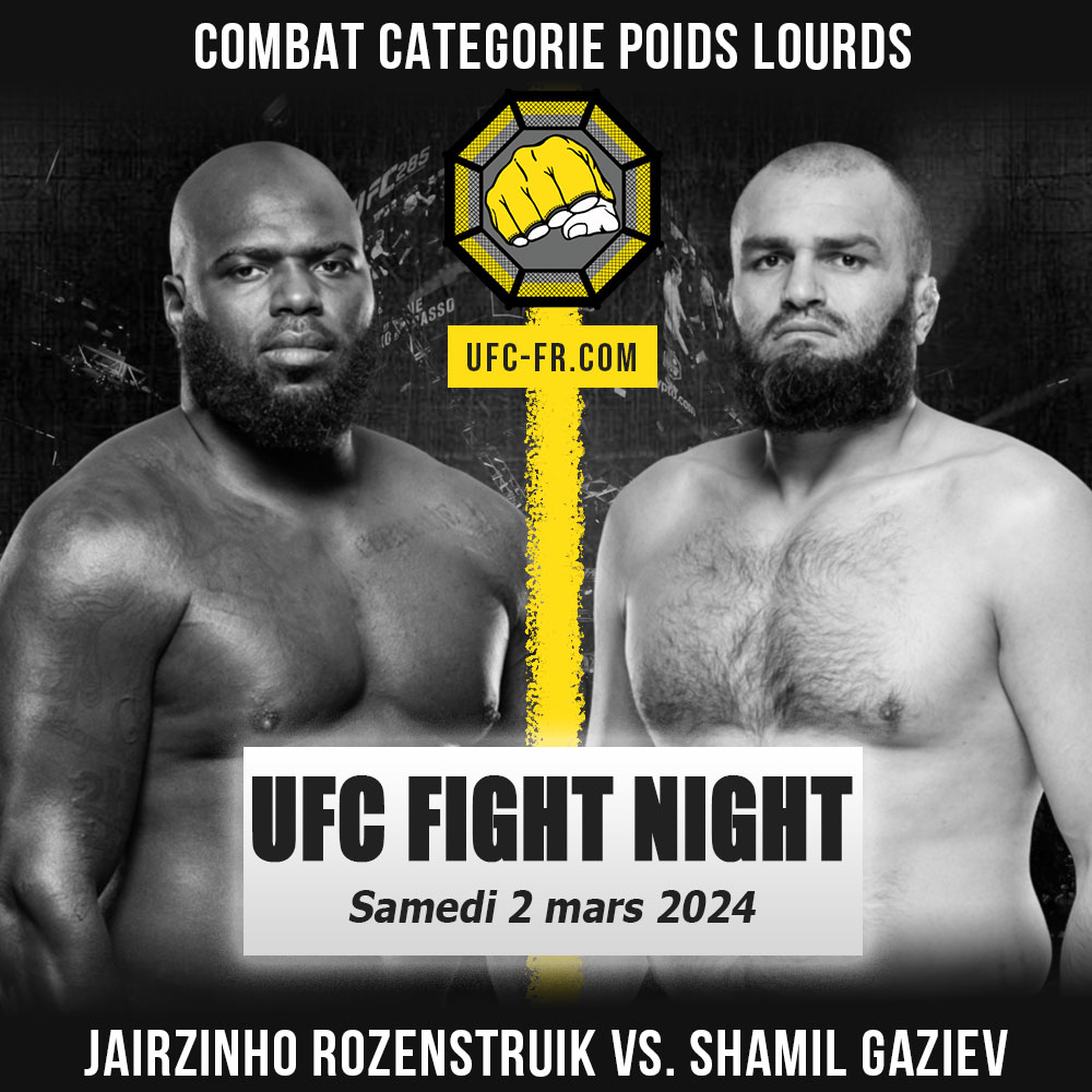 UFC ON ESPN+ 96 - Jairzinho Rozenstruik vs Shamil Gaziev