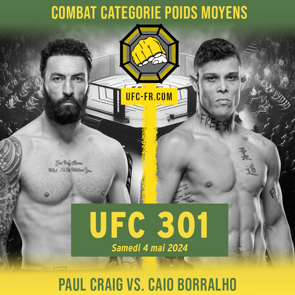 UFC 301 - Paul Craig vs Caio Borralho