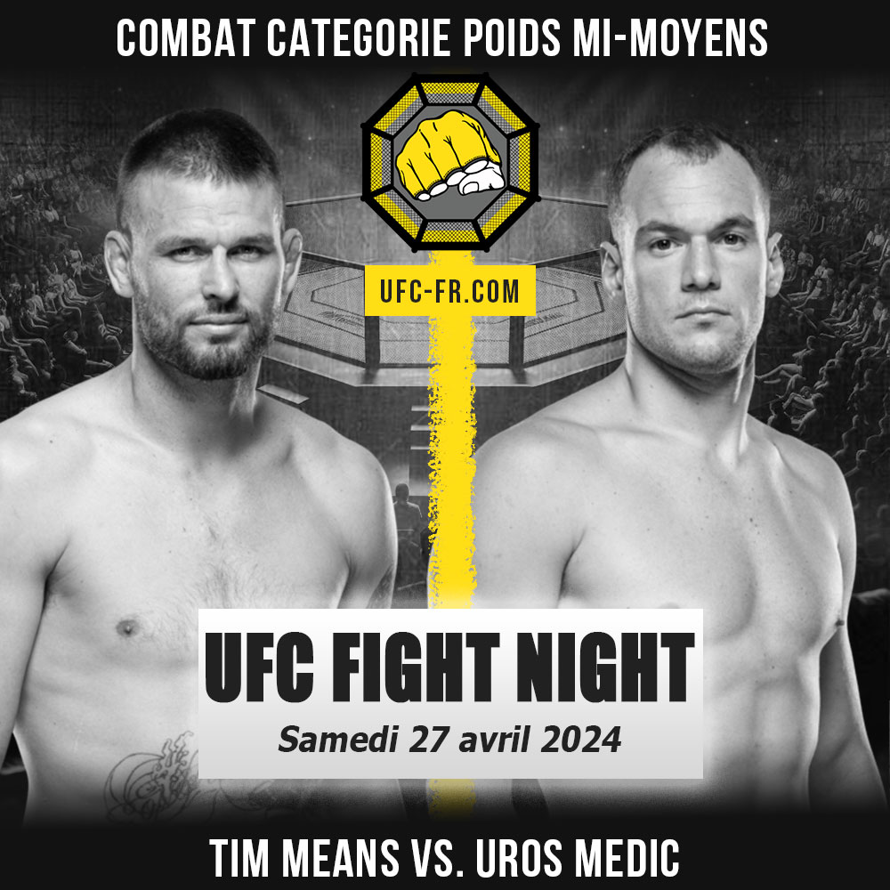 UFC ON ESPN 55 - Tim Means vs Uros Medic