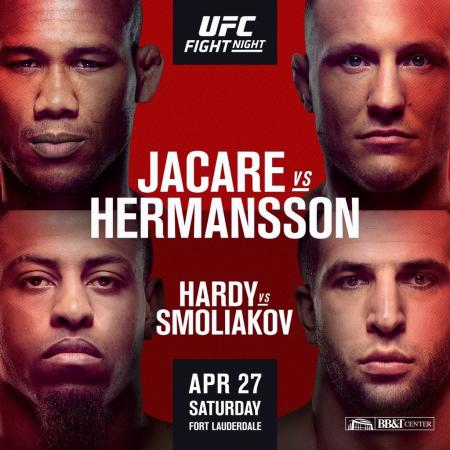 UFC ON ESPN+ 8 - JACARE VS. HERMANSSON
