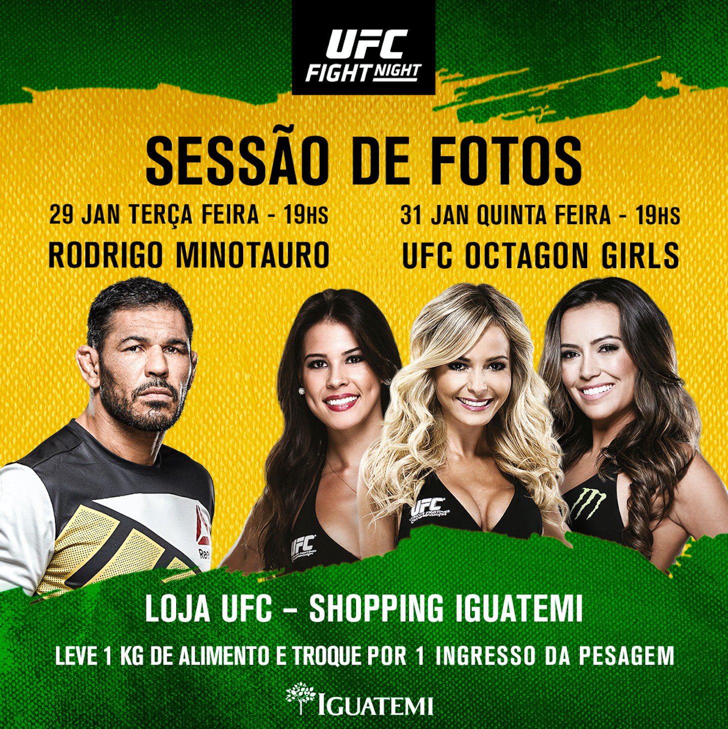 UFC Octagon girls Fortazela