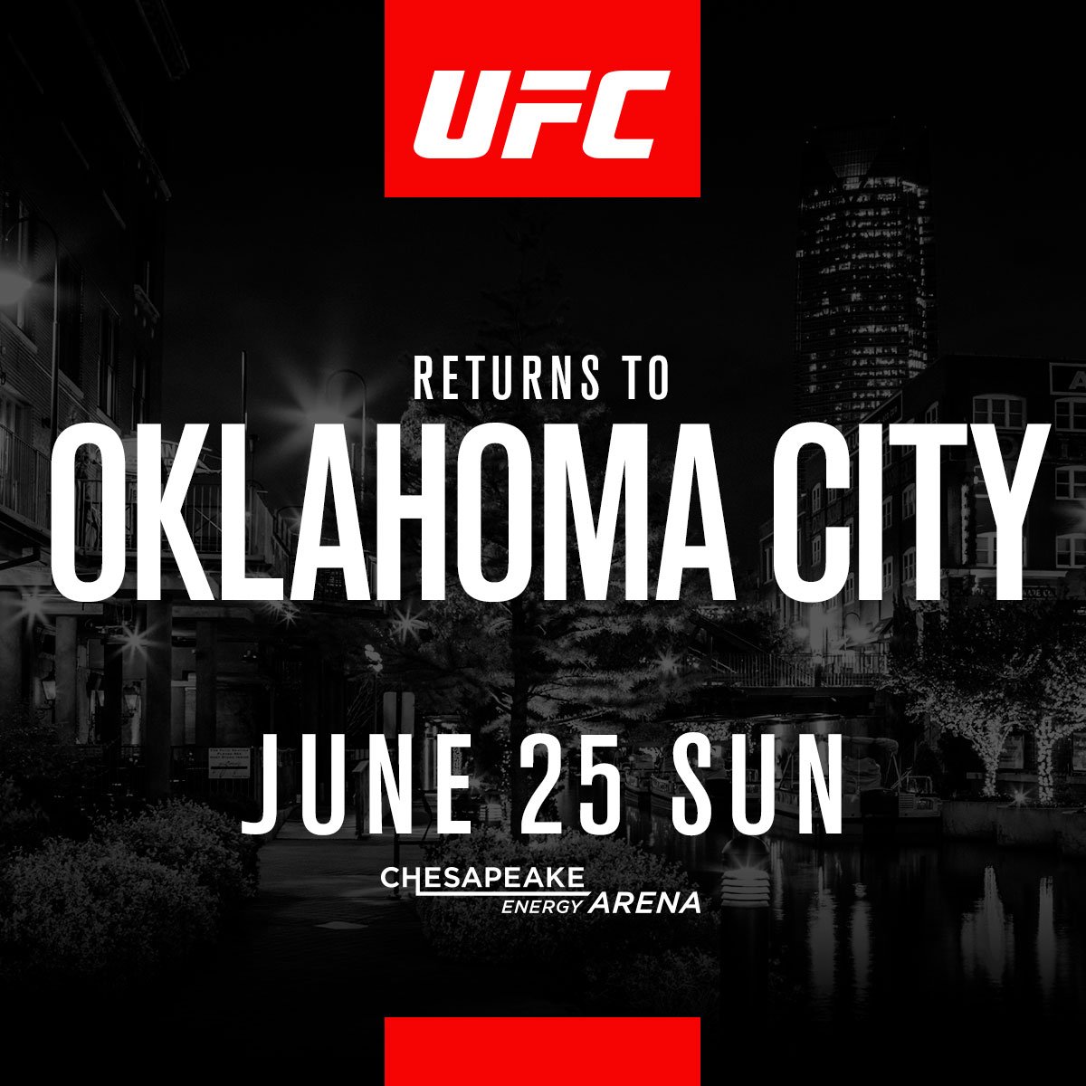 Poster/affiche UFC Fight Night 112 - Oklahoma