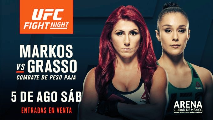 Poster/affiche UFC Fight Night 114 - Mexico City