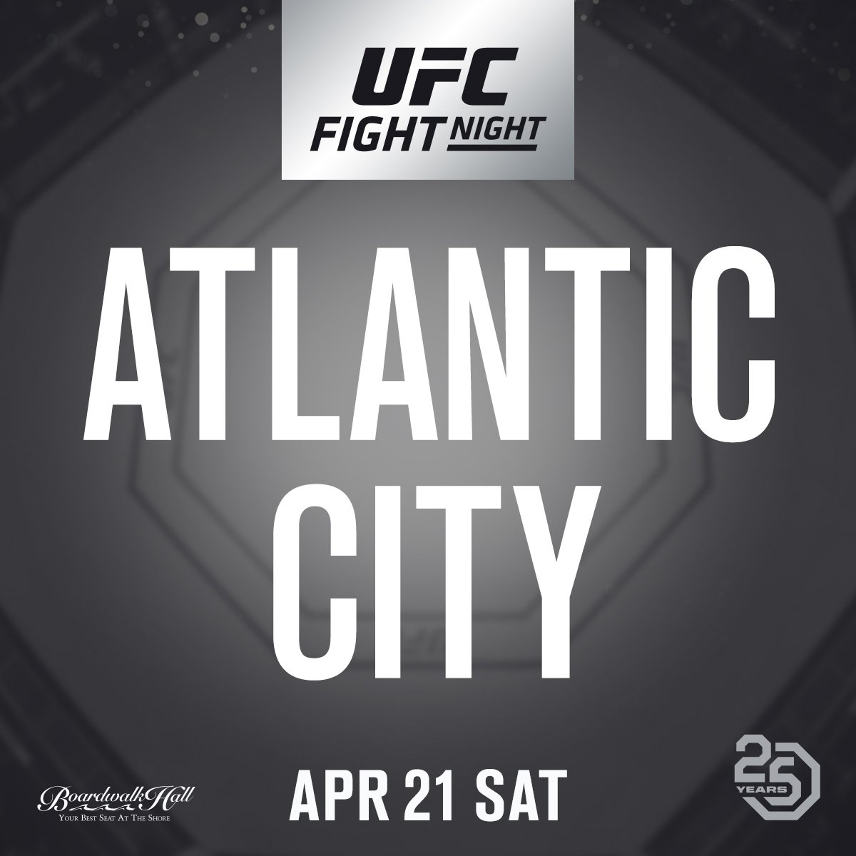 Poster/affiche UFC Atlantic City