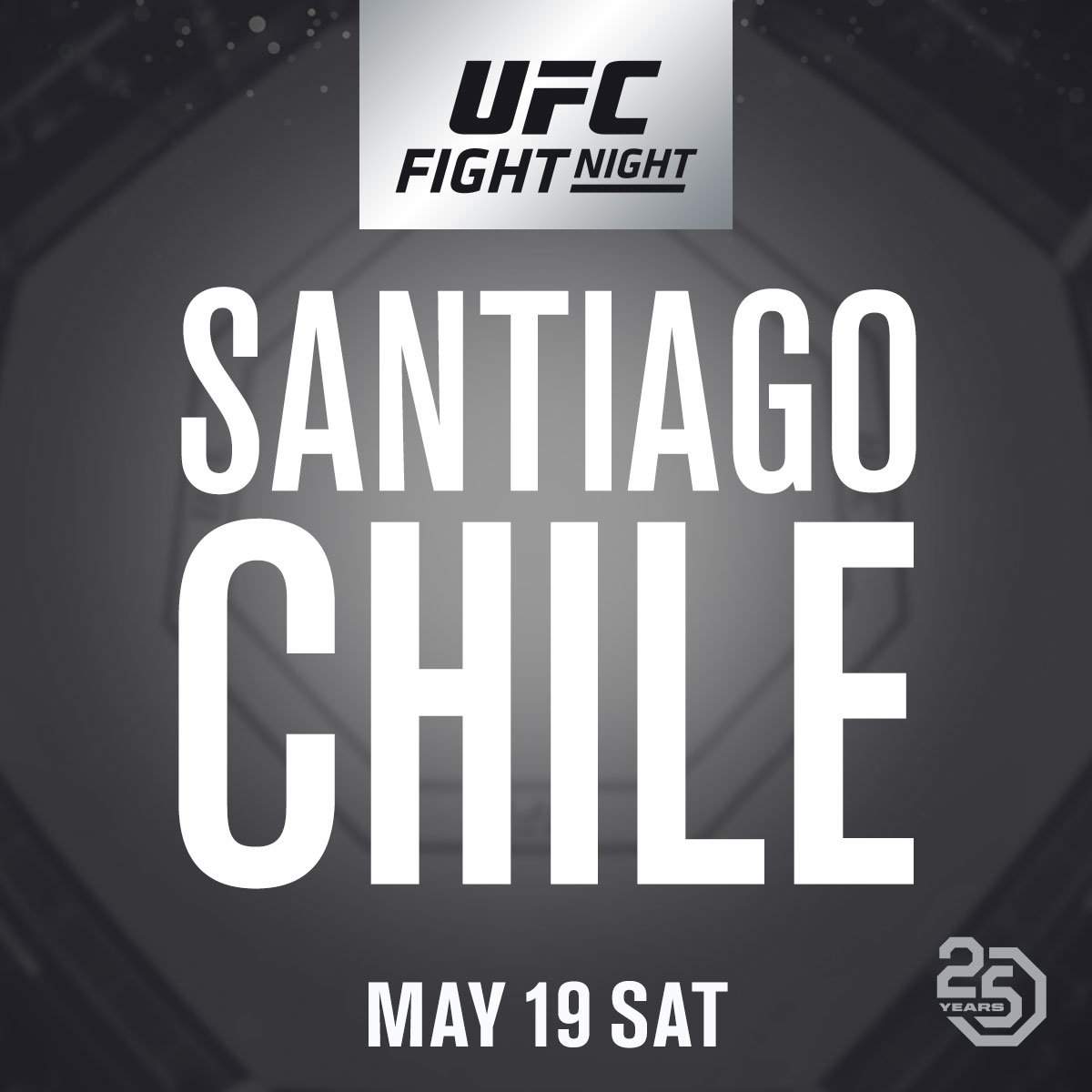 Poster/affiche UFC Santiago Chili