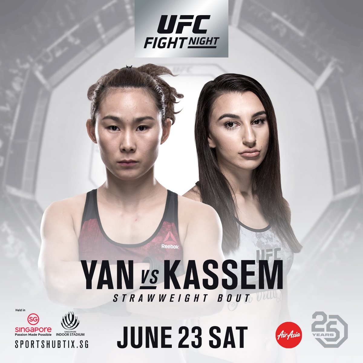 Poster/affiche UFC Singapore