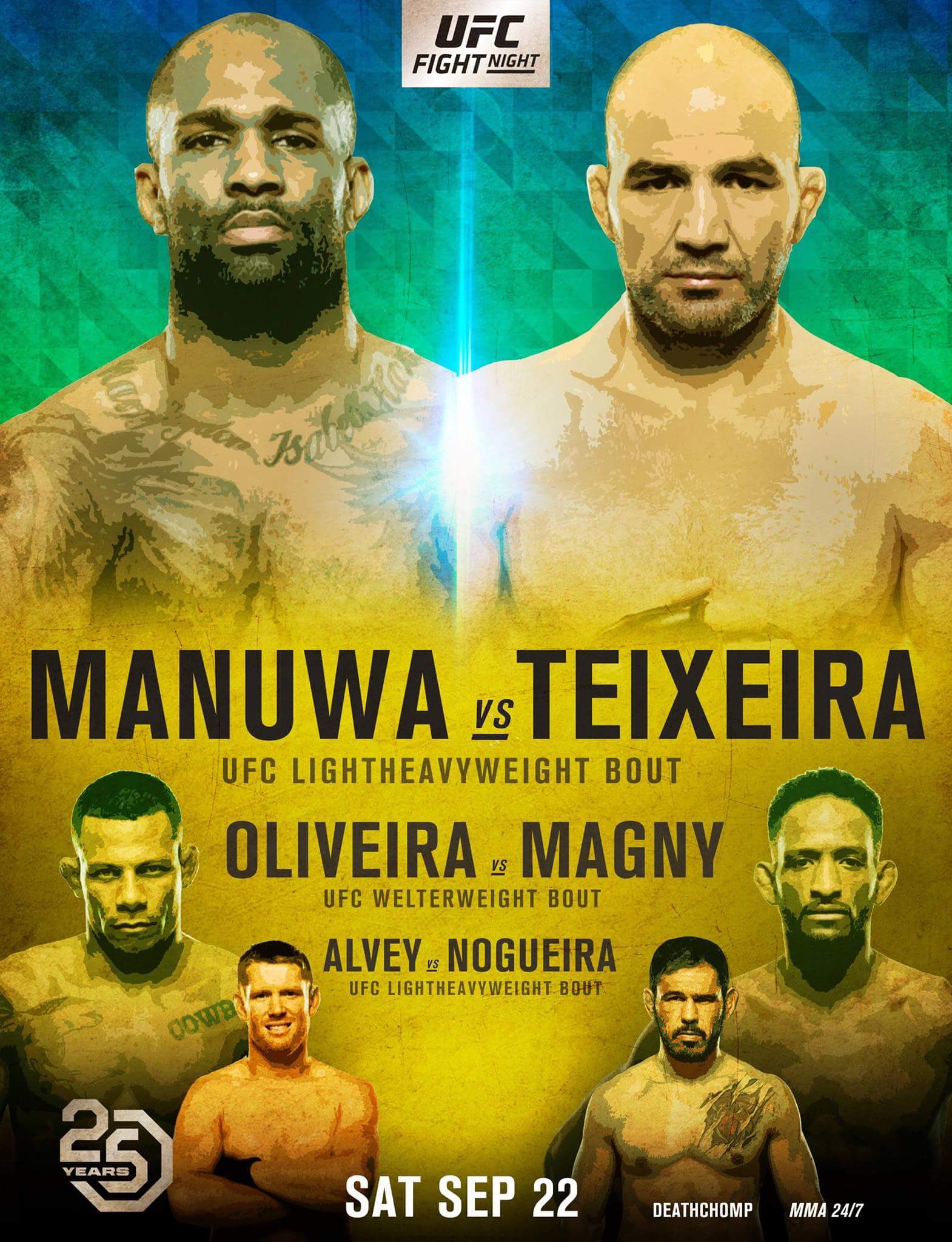 Poster/affiche UFC Sao Paulo