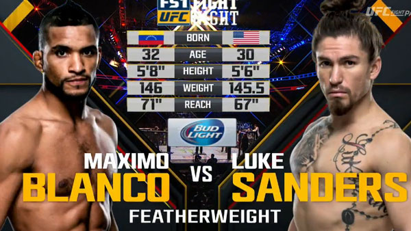 Maximo Blanco vs. Luke Sanders 