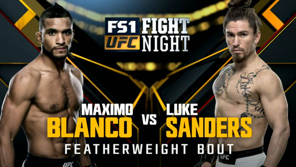 Maximo Blanco contre Luke Sanders