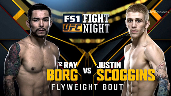 Justin Scoggins contre Ray Borg