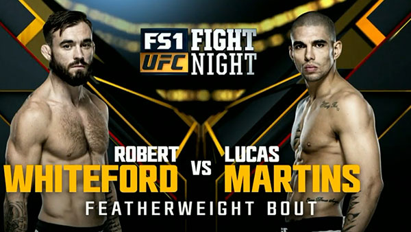Robert Whiteford contre Lucas Martins