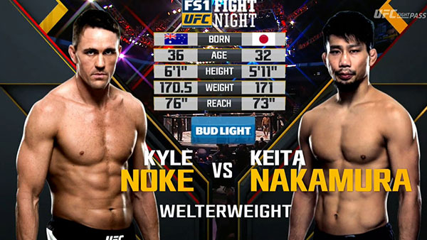 Kyle Noke contre Keita Nakamura