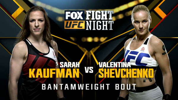 Sarah Kaufman vs. Valentina Shevchenko