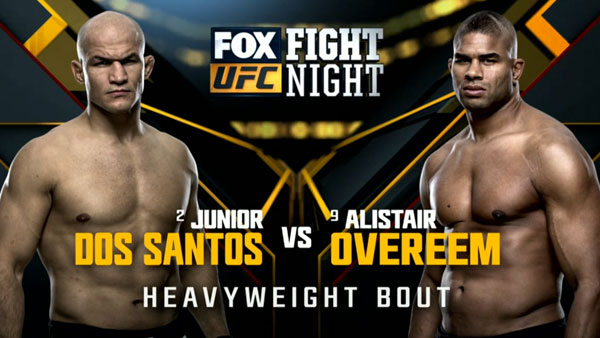 Junior Dos Santos vs. Alistair Overeem