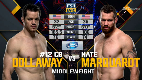 C.B. Dollaway vs. Nate Marquardt 