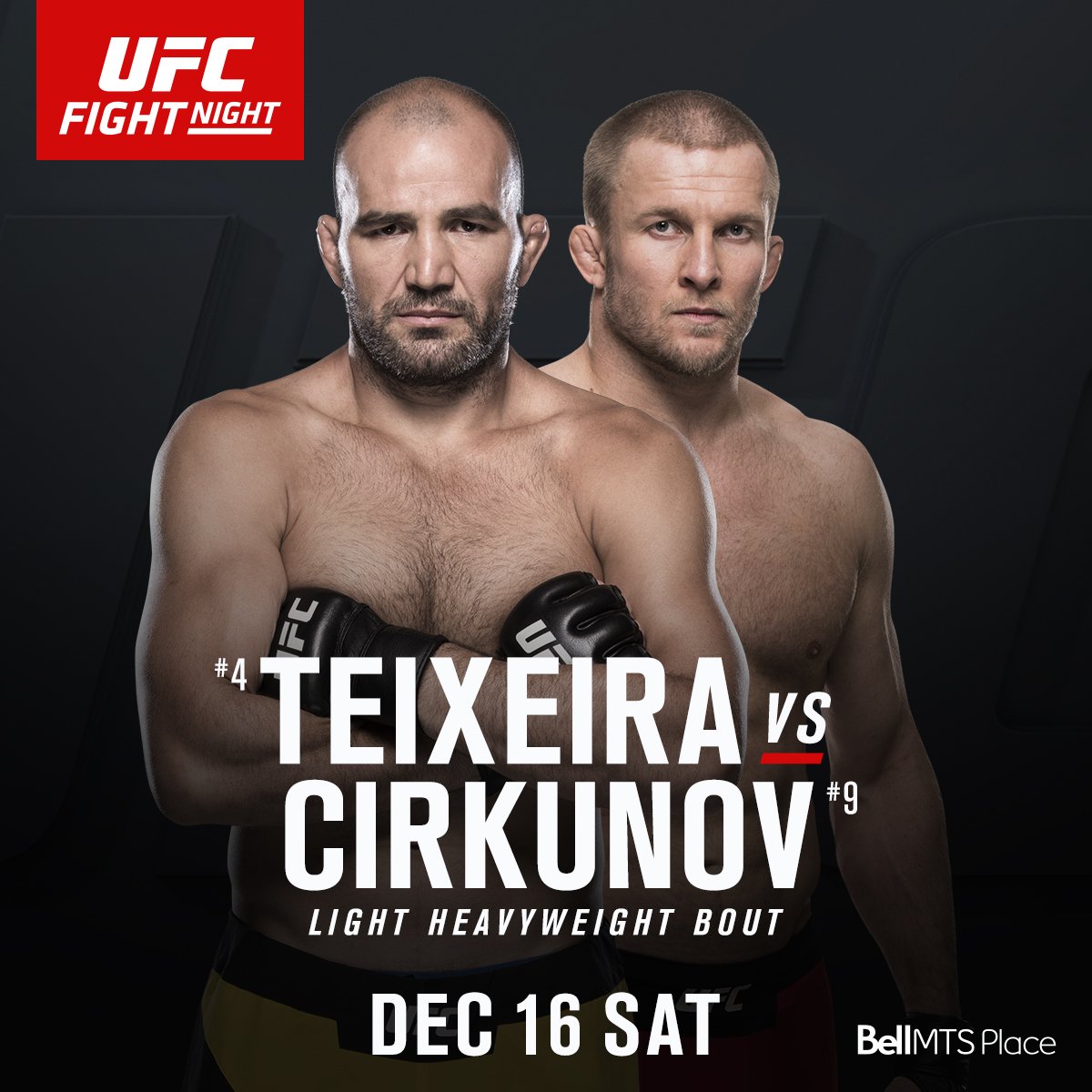 Poster/affiche UFC on Fox 26 - Winnipeg