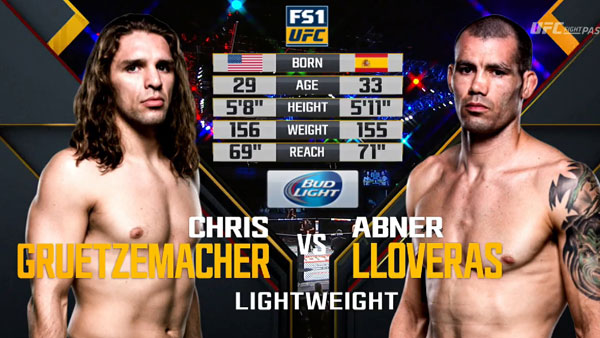 Chris Gruetzemacher vs. Abner Lloveras