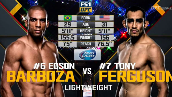 Tony Ferguson vs. Edson Barboza 