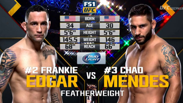Frankie Edgar vs. Chad Mendes