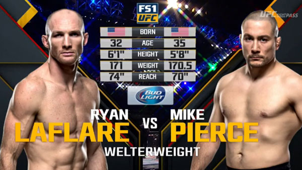Ryan LaFlare vs. Mike Pierce