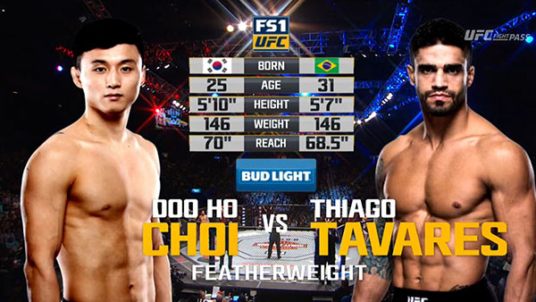 Doo Ho Choi contre Thiago Tavares