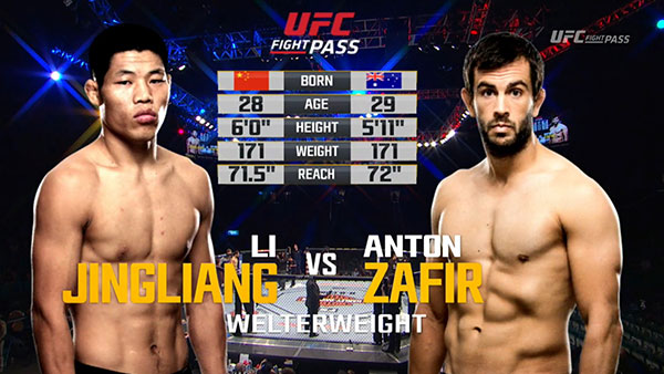 Jingliang Li contre Anton Zafir