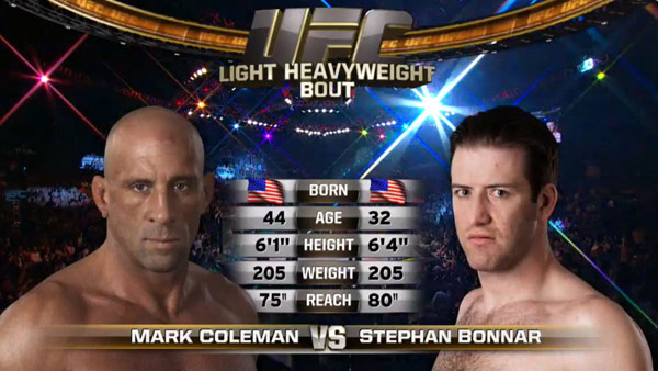 Mark Coleman contre Stephan Bonnar