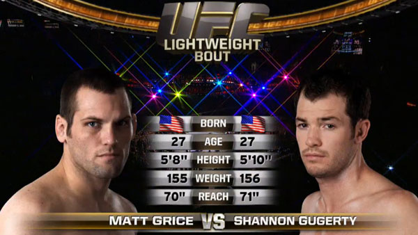 Matt Grice contre Shannon Gugerty